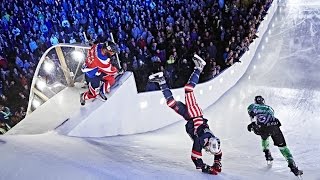 Red Bull Crashed Ice  les chutes les plus spectaculaires [upl. by Ecinev]