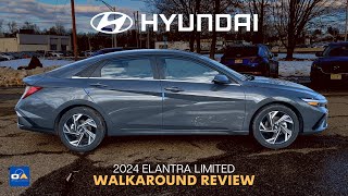 2024 Hyundai Elantra Limited  Best VALUE Compact Sedan  2024 Elantra Exterior amp Interior Review [upl. by Nahguav]