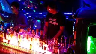 Bangkok Mobile Drinks Vans and Street Bars [upl. by Acilgna]