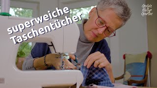 Stofftaschentücher nähen – DIY Upcycling [upl. by Amal542]