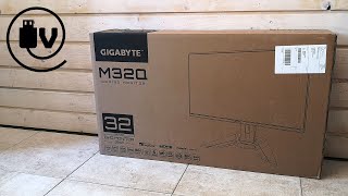 Gigabyte M32Q 32quot 165Hz 1440 IPS Monitor  The Unbox Min English Version [upl. by Hodges]