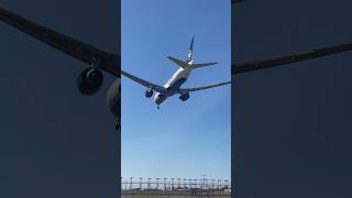 Air Canada 777 Go Canada Go Olympic livery landing at YVR aviation planespotting 777 [upl. by Uriah]