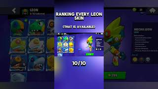 Ranking every Leon skin brawlstars leonbrawlstars fypシ゚viral capcut ranking [upl. by Seppala382]