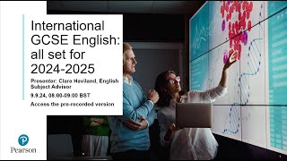 Pearson Edexcel International GCSEs in English all set for 20242025 [upl. by Barret]