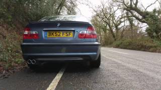 BMW E46 330D performance exhaust soundLaunch [upl. by Aicarg342]