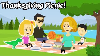 Thanksgiving Cartoon  Picnic Fun Time  Funny Toddler Cartoon  Cheeky Sofie [upl. by Erica]