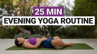 25 Min Evening Yoga Flow  Daily Routine To Relax amp Unwind [upl. by Certie]