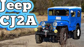 1948 Willys Overland CJ2A Regular Car Reviews [upl. by Tade924]