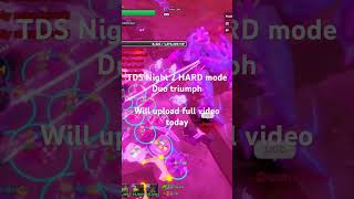 TDS NIGHT 3 HARD MODE DUO TRIUMPH see video on my channel [upl. by Marianna]