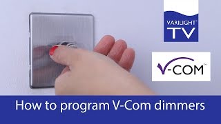 How to program Varilight VCom dimmers [upl. by Idalla]