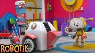 Fixing Glow Pops Truck  Robot Cartoon For Kids  Robotik [upl. by Alasteir413]