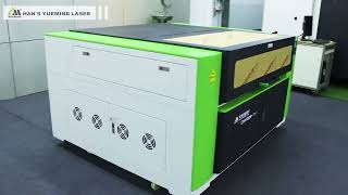 CO2 Universal Laser Cutting Machine Series CMH1309 T A [upl. by Hgielac]