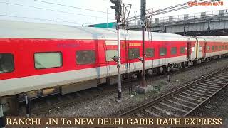 128778 NDLS GARIB RATH EXPRESS OVERTAKE MEMU PASSEGER trending travel traintraveler garibrath [upl. by Yorgos]