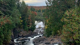 Oxtongue River  Ragged Falls is home to some of Ontarios strongest rapids [upl. by Audris276]