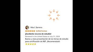 Reseñas del libro quotThe RBT Manualquot rbt rbtexam agradecimiento [upl. by Ainotna]