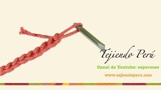 Crochet cadeneta o cadena de inicio [upl. by Shorter]