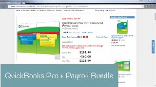 Buying QuickBooks Pro and Enhanced Payroll Bundle at Costco [upl. by Steffi]