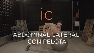 Ejercicios abdominales laterales con pelota [upl. by Ateiluj638]