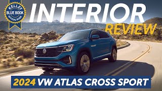 2024 Volkswagen Atlas Cross Sport  Interior Review [upl. by Ahsienroc829]