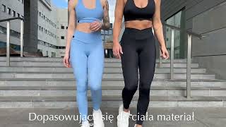 Wyszczuplające legginsy na zakładkę Gym Star [upl. by Nolahs550]