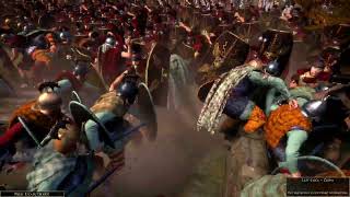 Fast Village defence against Gallic Barbarians  Total War Rome II [upl. by Arron]