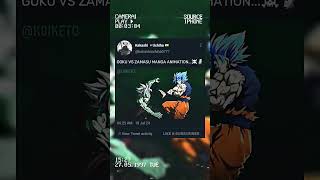 Goku Vs Zamasu Mangá edit dragonball fighting [upl. by Hippel]