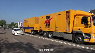 Kermis Heerhugowaard 2018 Transport en opbouw Deel 5 [upl. by Gnek459]