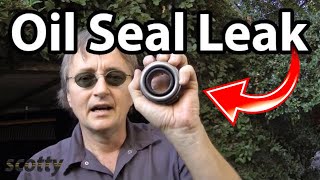 How to Fix a Oil Seal Leak in Your Car [upl. by Chancey902]