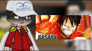 Marinha Reagindo ao rap do Luffy Part 13 Gacha One Piece react [upl. by Ian]