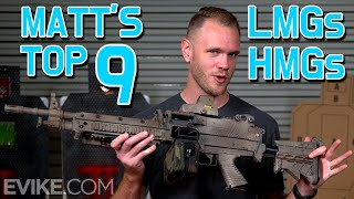 Best Airsoft LMGs amp HMGs [upl. by Knowland729]