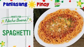 Easy Pinoy Spaghetti  Panlasang Pinoy [upl. by Anaihk]