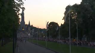 Procession Mariale aux flambeaux at the Sanctuaire de Lourdes  11 August 2024 [upl. by Anillehs731]