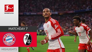 FC Bayern München  SC Freiburg 30  Highlights  Matchday 7 – Bundesliga 202223 [upl. by Moss]