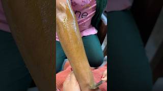 Full growth Hand waxing skincare waxingathome waxing waxingexpert beauty waxingkit wax [upl. by Enoyrt534]