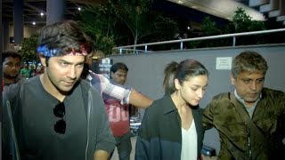 Varun Dhawan Alia Bhatt and other celebs return from IIFA Awards 2017 [upl. by Shelley455]