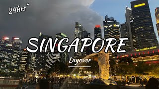 24hours layover in SINGAPORE [upl. by Acireit682]