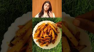 Alu fry Alia Bhatts favourite food alia aliabhatt aloo aloorecipe yt shorts bollywood [upl. by Pliske969]