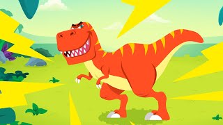 Dinosaur Songs  Brachiosaurus  Tyrannosaurus TRex by FunForKidsTV Nursery Rhymes [upl. by Floridia]