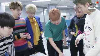 ENG SUB BANGTAN BOMB BTS checking out the interview script after camera rehearsal  Ingigayo [upl. by Yrallam233]