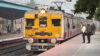 MasagramHowrah EMU Local Train Arrive amp Departing Empty Station Quickly  Eastern Railways [upl. by Sito934]