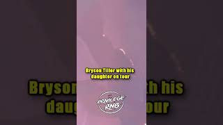 Bryson Tiller spending Fathers Day with his daughter on tour  brysontiller rnb rnbmusic love [upl. by Felicidad]