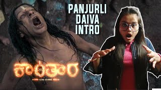 Kantara Intro Scene Reaction  Rishab Shetty [upl. by Tserof319]