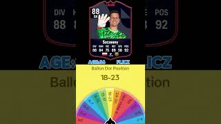 SZCZESNY  Career Path Evolution on FIFA footballevolution spinner football [upl. by Atenaz]