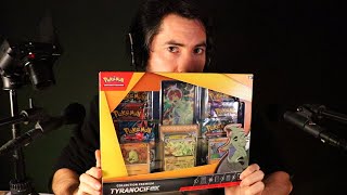 ASMR Pokemon Coffret Premium Tyranocif  Exclusif King Jouet 2024 [upl. by Rehpinnej924]