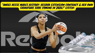 Angel Reese signs contract extension with Reebok to get signature shoe angelreese caitlinclark [upl. by Rabi]