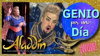 Aladdin Vlog 4 ¡Me tocó seré el Genio en Aladdin México ✨🧞‍♂️✨ Un día dentro de la lámpara 🪔✨✨ [upl. by Ilhsa604]