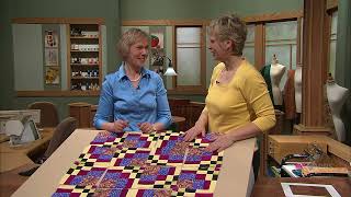 Bargellos Quilts With a Twist  Part 1  Sewing With Nancy [upl. by Elletsyrc]