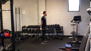 Exercise Demo Dumbbell Counterbalance Squat [upl. by Peppel753]