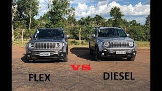 JEEP RENEGADE 18 FLEX ANDA MAIS QUE O DIESEL FLEX VS DIESEL [upl. by Cob]