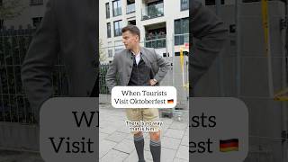 Tourists at Oktoberfest be like 🇩🇪 ft paulomucYT comedy germany german oktoberfest [upl. by Elleivap]